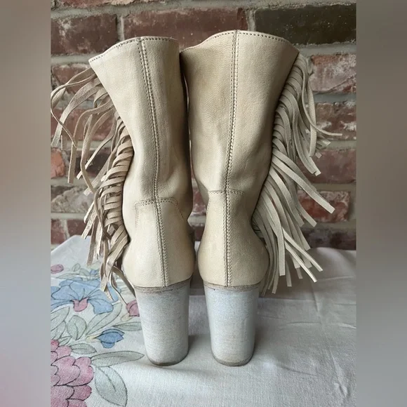 Free People Wild Rose Fringe Slouch Boots - Picture 3 of 10